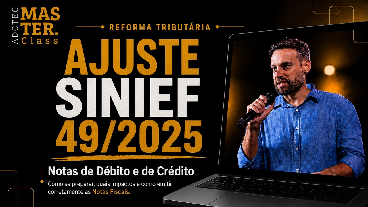Reforma Tribut&aacute;ria - Ajuste SINIEF 49/2025 - Notas de cr&eacute;dito e notas de d&eacute;bito - com Tiago Fran&ccedil;oso