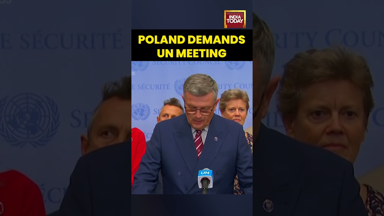 Poland requests an emergency UN Security Council meeting after Russia&rsquo;s drone into its airspace