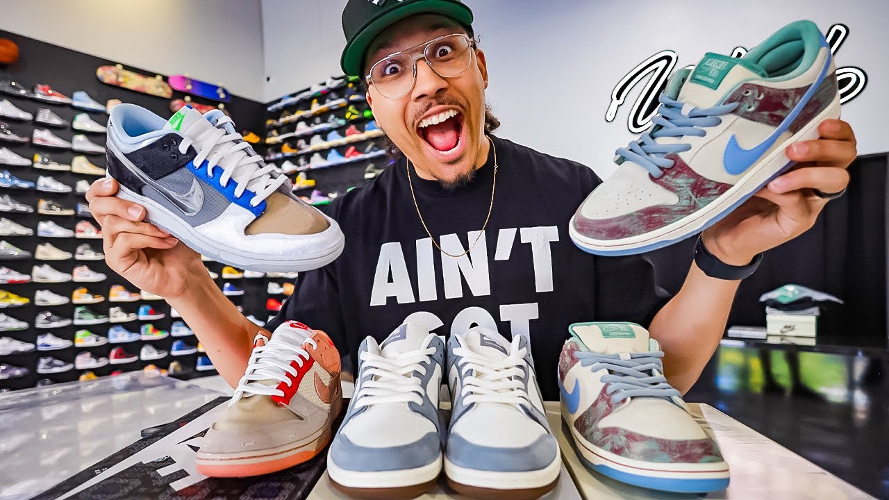 New Unreleased Nike Dunks Just Came In! (Yuto Horigome, Crenshaw Skate Club & What The Clot)