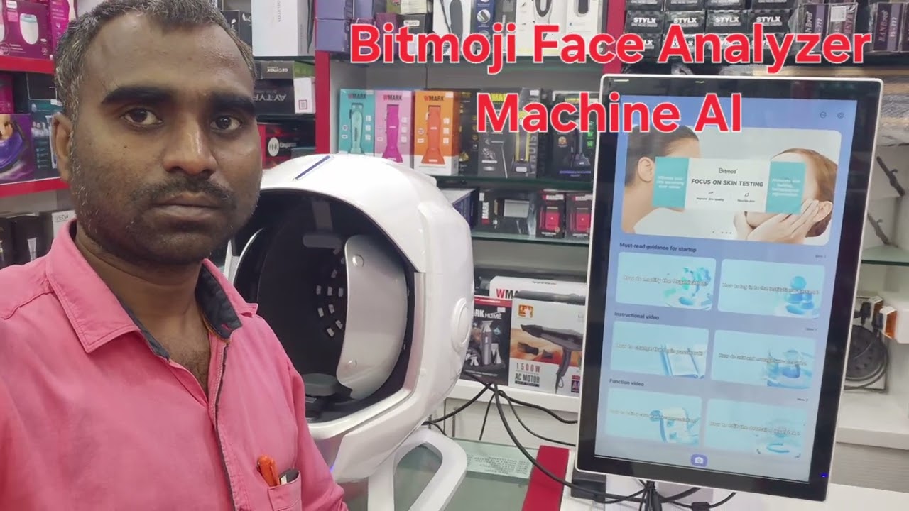 Bitmoji Face Analyzer Machine AI | Skin Analysis Machine | Facial Skin Analyzer | Advanced Analysis