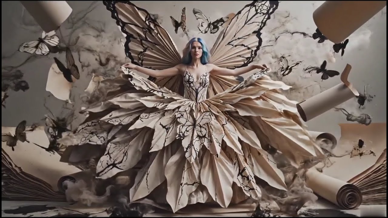 🌙 ASMR Dress Transformation: A Journey Through Enchanted Fabrics 🌙