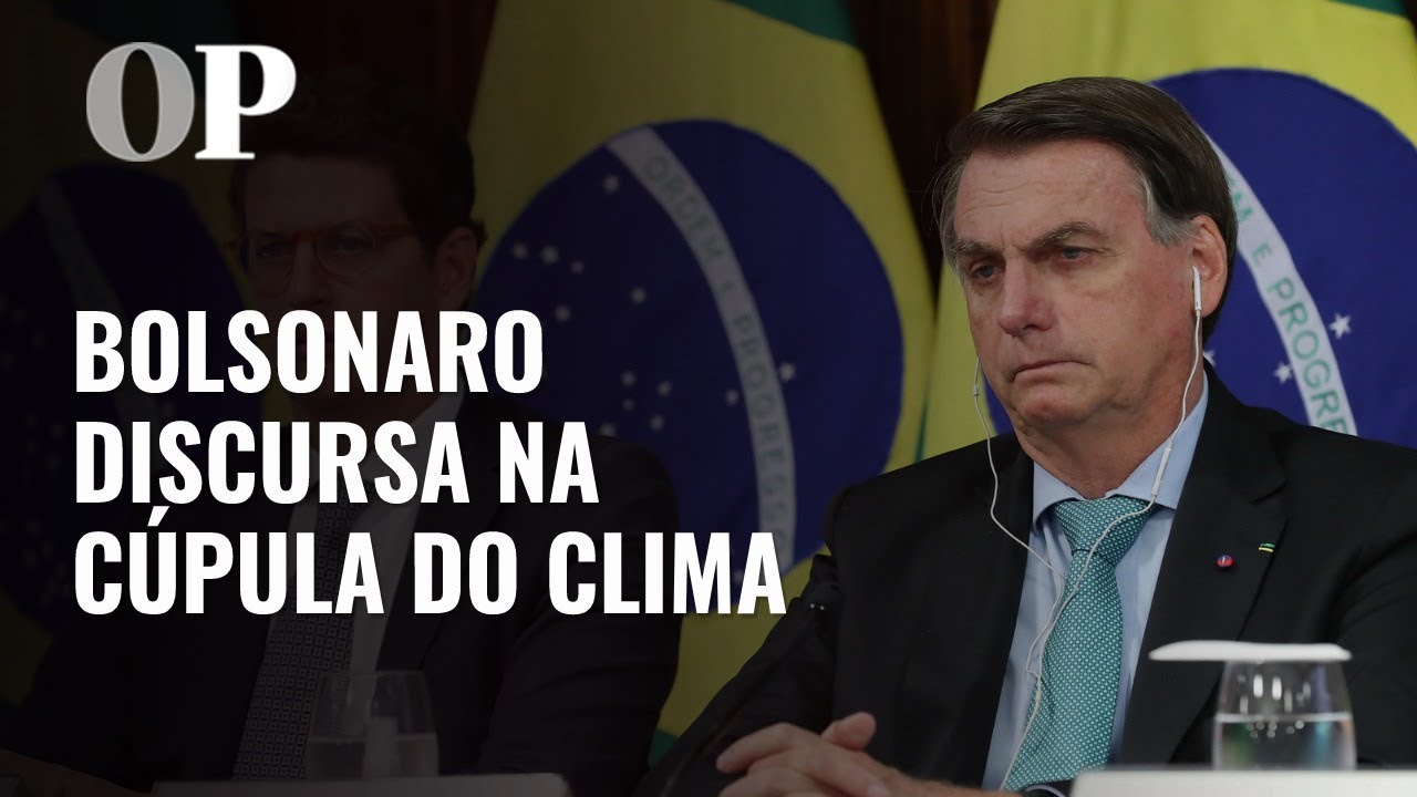 AO VIVO: BOLSONARO DISCURSA NA C&Uacute;PULA DO CLIMA