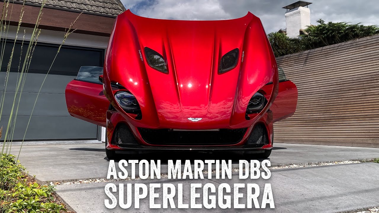 Aston Martin DBS Superleggera in hyper red - 5.2 liter twin turbo V12 / 725 pk / 900 Nm