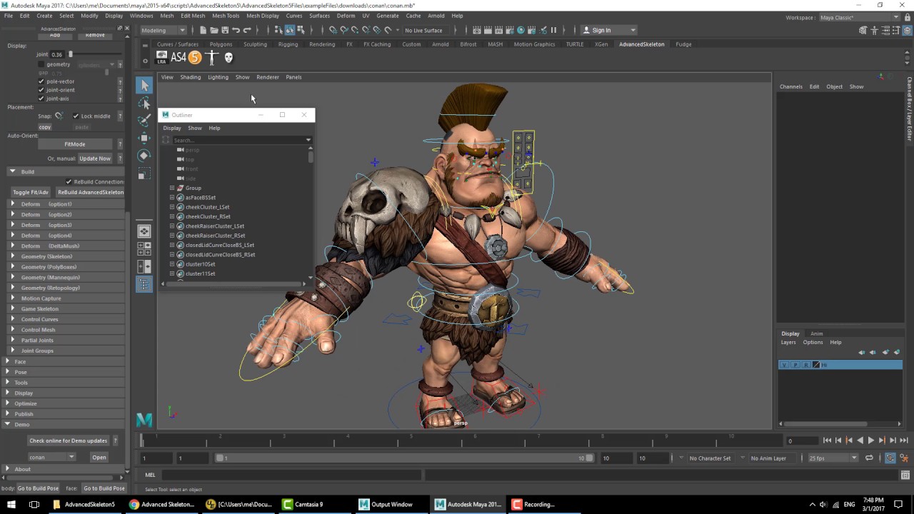 Rigging of props & using SwitchPivot