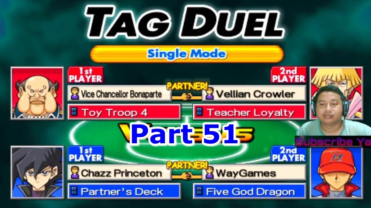 Tag Team Vs Vice Chancellor Bonaparte & Vellian Crowler - Yu-Gi-Oh GX Tag Force 2