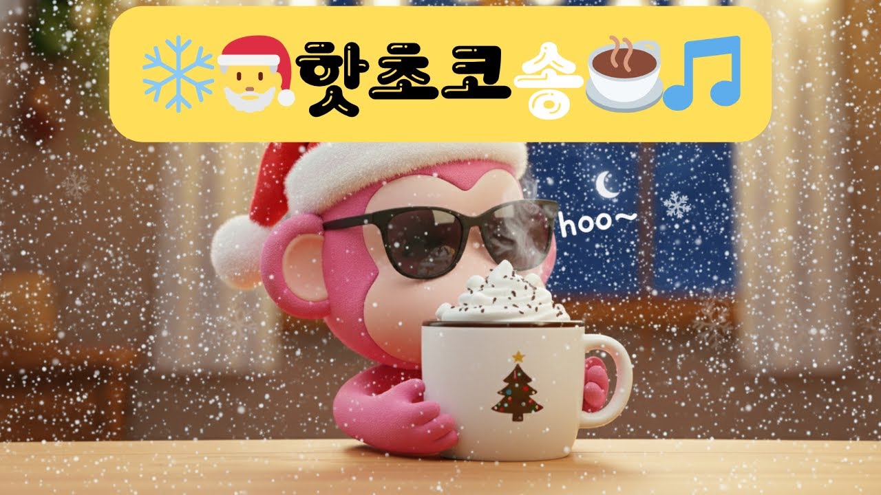 ☕ 달콤한 핫초코송 | 겨울 동요⛄겨울 간식 ⛄🌟핫초코 핫코코아⛄🎶 Hot Chocolate Song ☕ Sweet Winter Treat | Kids Song