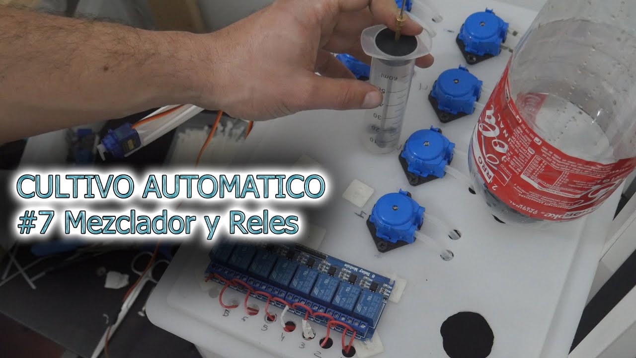Cultivo Copepodos automático #7 Mezclador Alimento