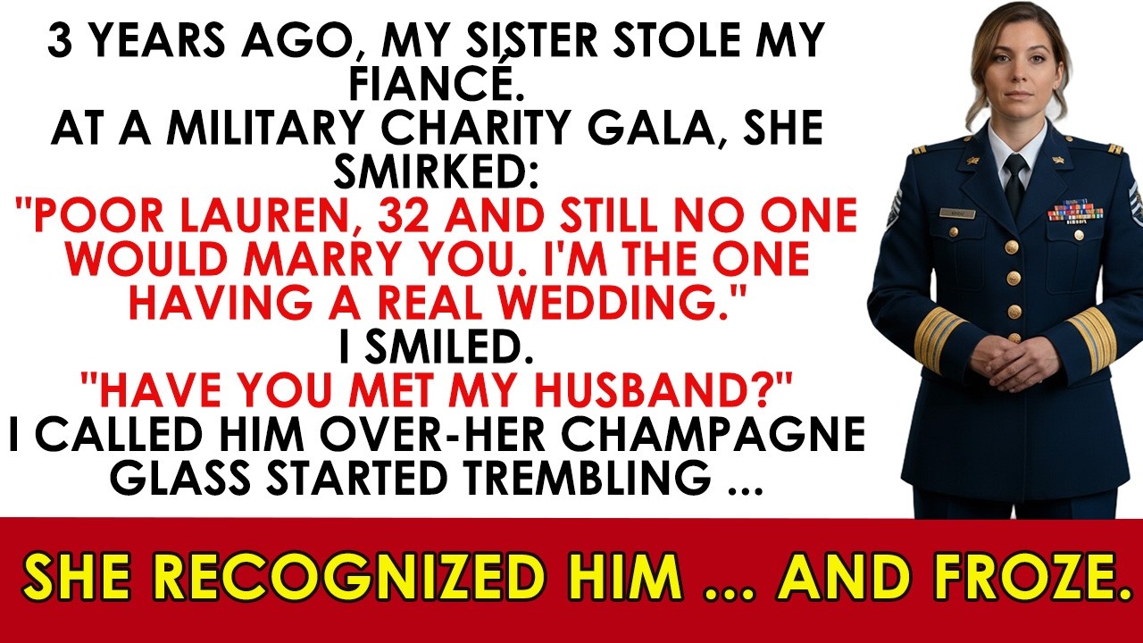 My Sister Stole My Fiancé and Humiliated Me at a Charity Gala—Then Froze When She Saw