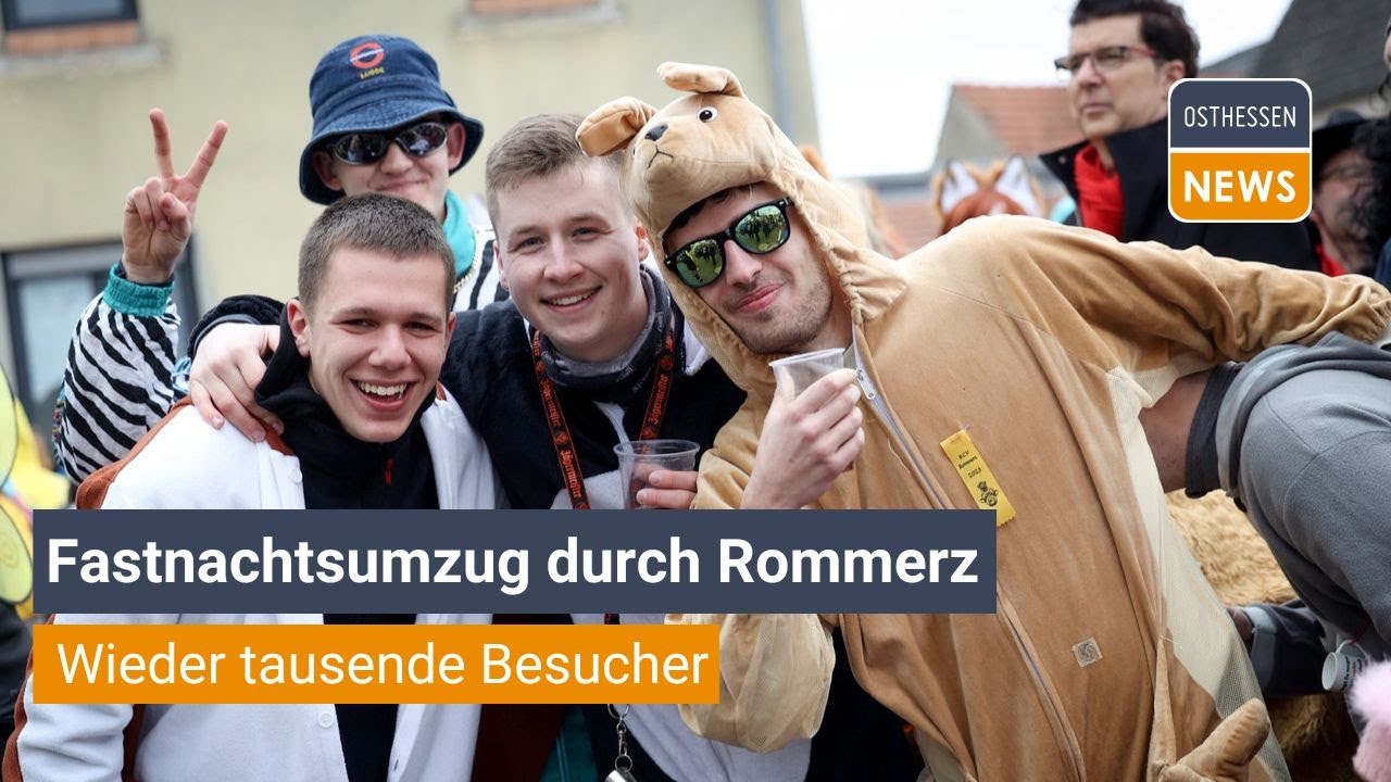 NEUHOF: Fastnachtsumzug durch Rommerz lockt tausende Besucher