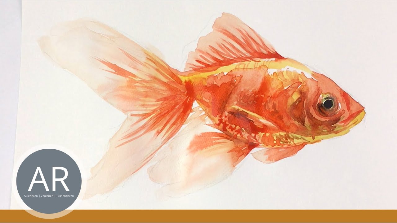 Schnelle Tierillustrationen mit Aquarellfarbe zeichnen. Akademie Ruhr Mappenkurse Kunst. Zeichenkurs