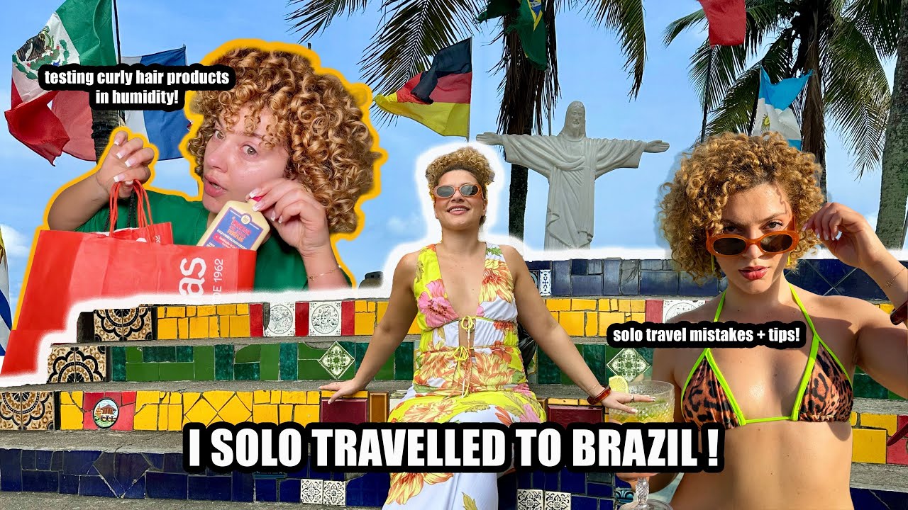 I Solo Traveled to Brazil to Test Curly Hair Products🇧🇷 (here's what happened👀)