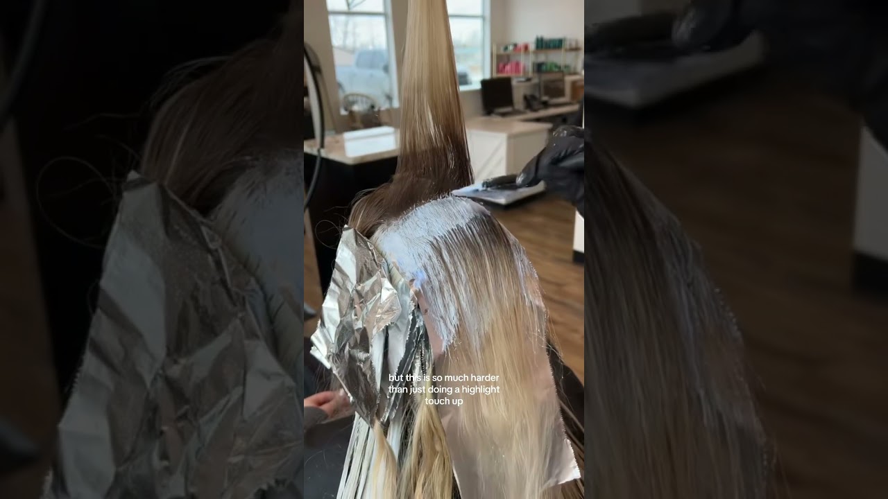 Why going from getting highlights to a bleach and tone can be challenging #hairtok #haircolor