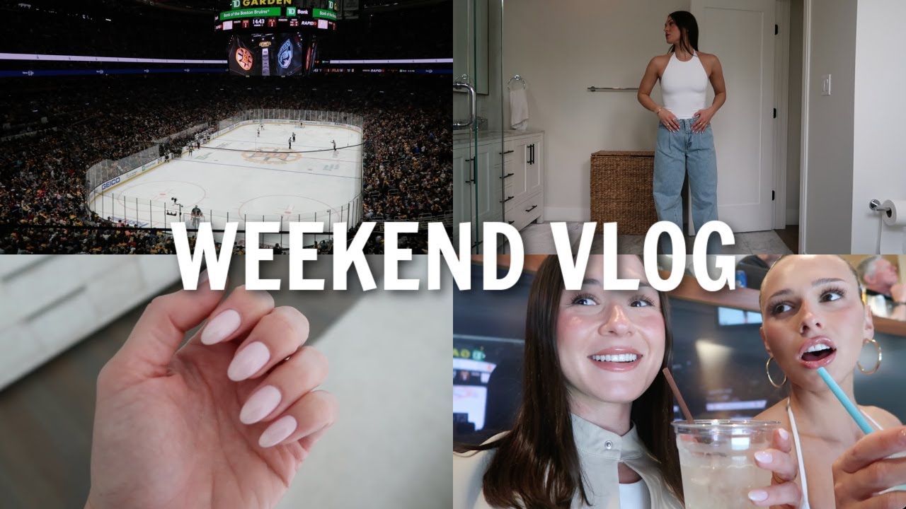 spring bedroom refresh, hockey game with friends & cooking healthy recipes!