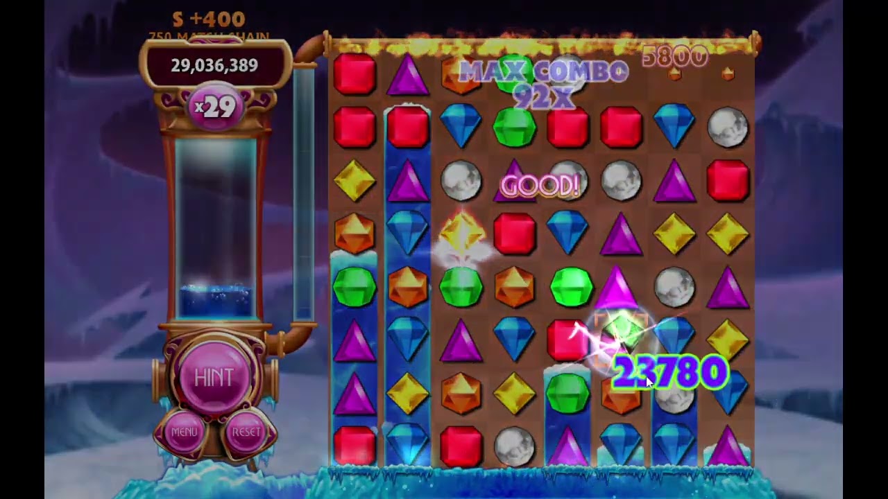 Bejeweled 3 Plus - Ice Storm (Fixed V2) 86,887,800