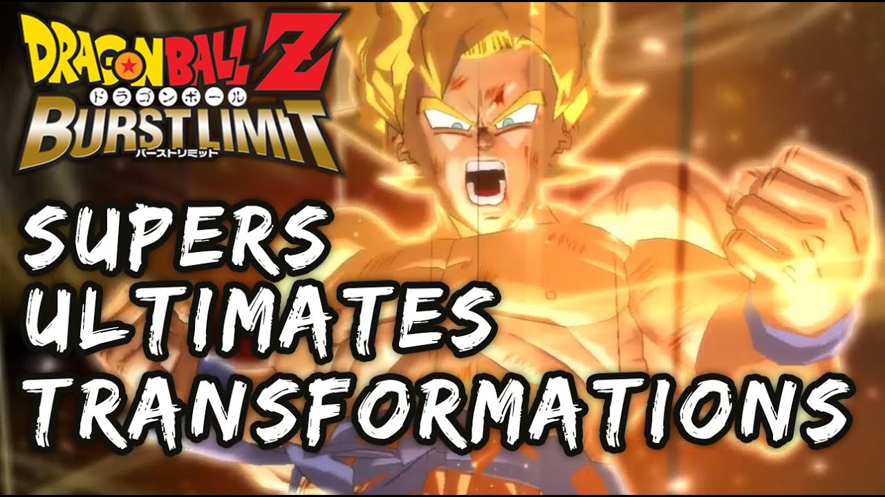 Dragon Ball Z Burst Limit - Supers, Ultimates, Transformations [PS3]