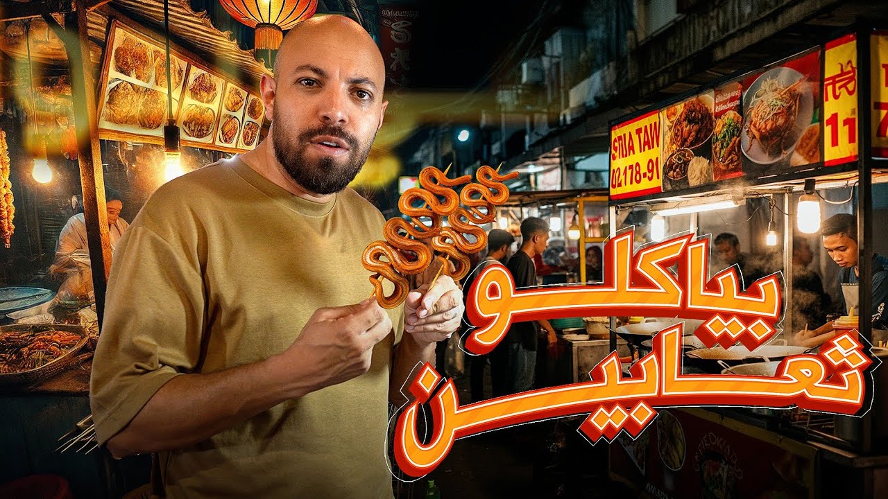 مصري بيجرب اكل الشوارع في اندونسيا