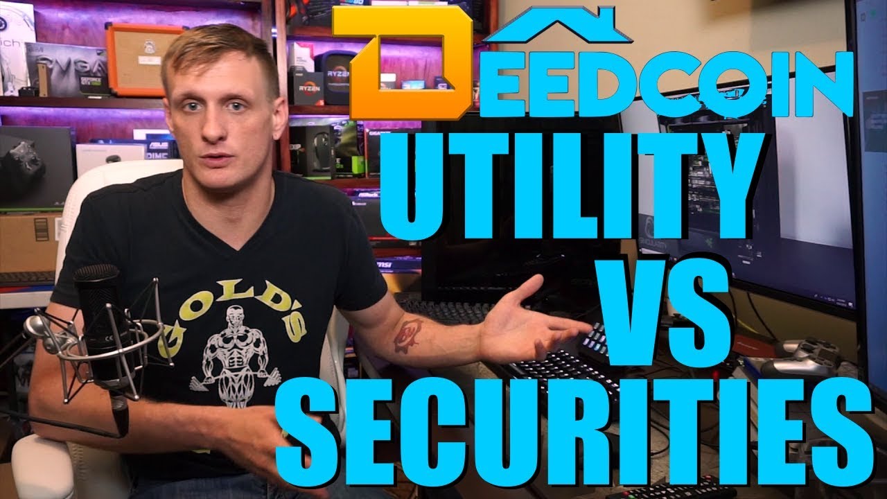 Deedcoin ICO Review | Utility Tokens vs Securities Tokens |