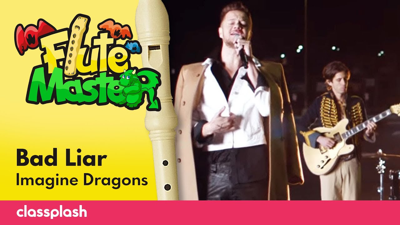 Bad Liar -  Imagine Dragons  | Recorder Lesson with Flute Master