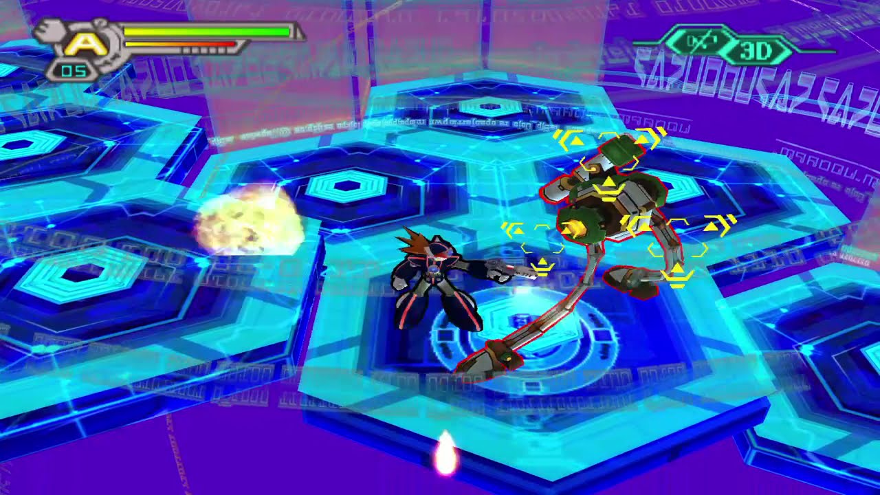 Mega Man X7 - All Reploids rescued: Cyber Field (Snipe Anteator)