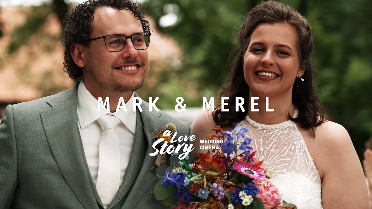 Trouwfilm van Mark en Merel