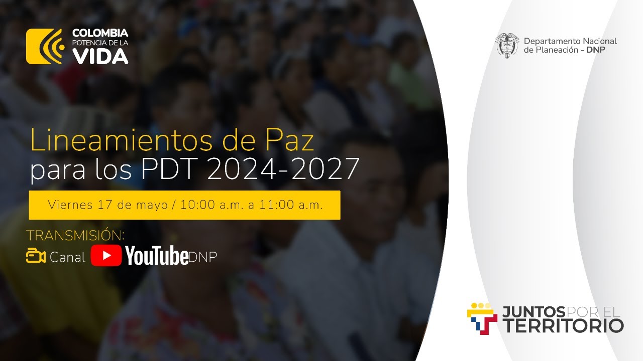 Lineamientos de Paz para los PDT 2024- 2027