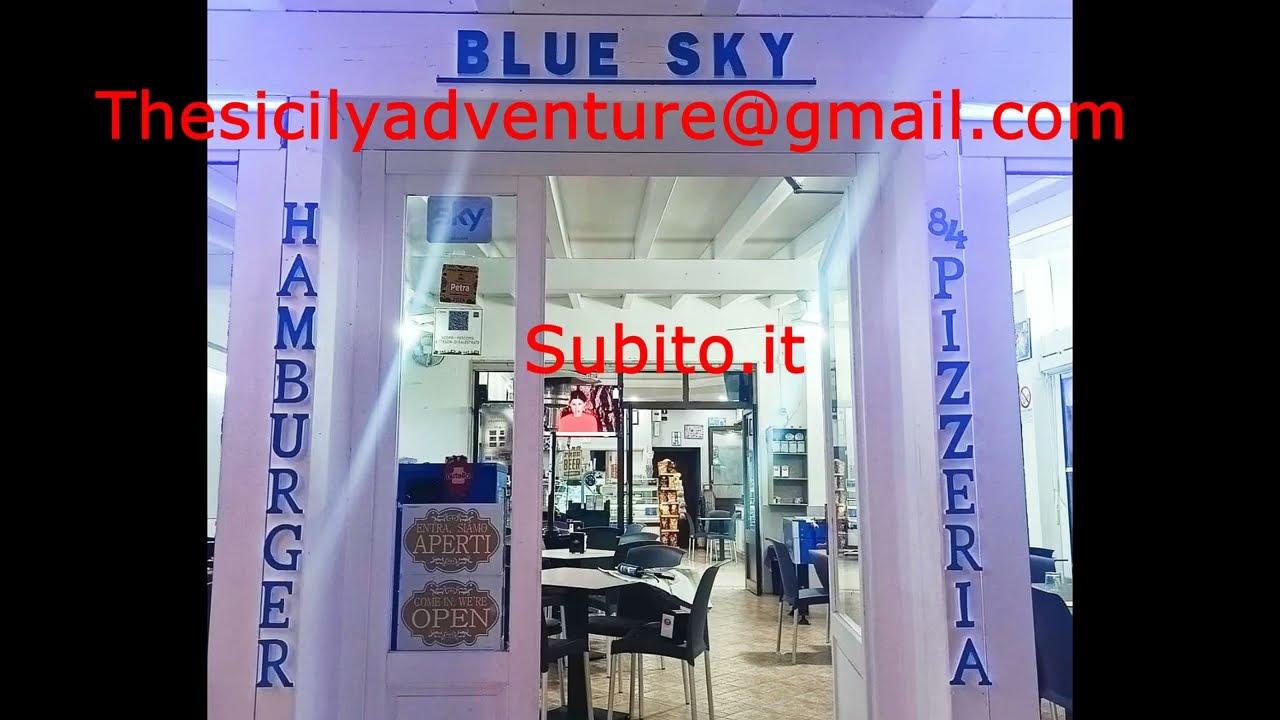 Bar/Restaurant For Sale in Balestrate. Great business opportunity in Sicily!