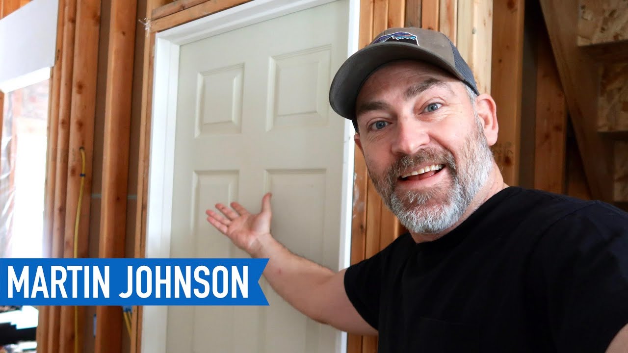 Installing Jeld-Wen Prehung Interior doors | Off Grid Cabin Build #66