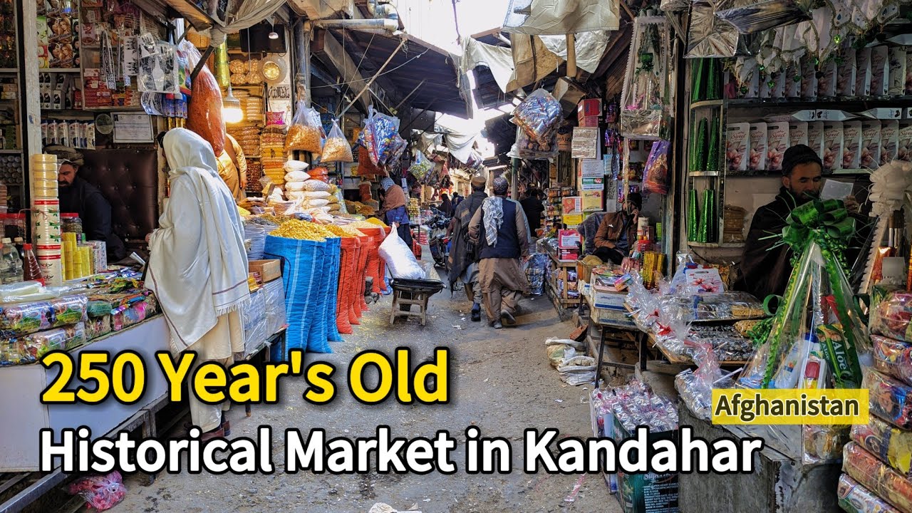 Afghanistan Historical Market Shah Bazaar Walk Tour 4K Ultra HDR || City Kandahar 2025 🇦🇫