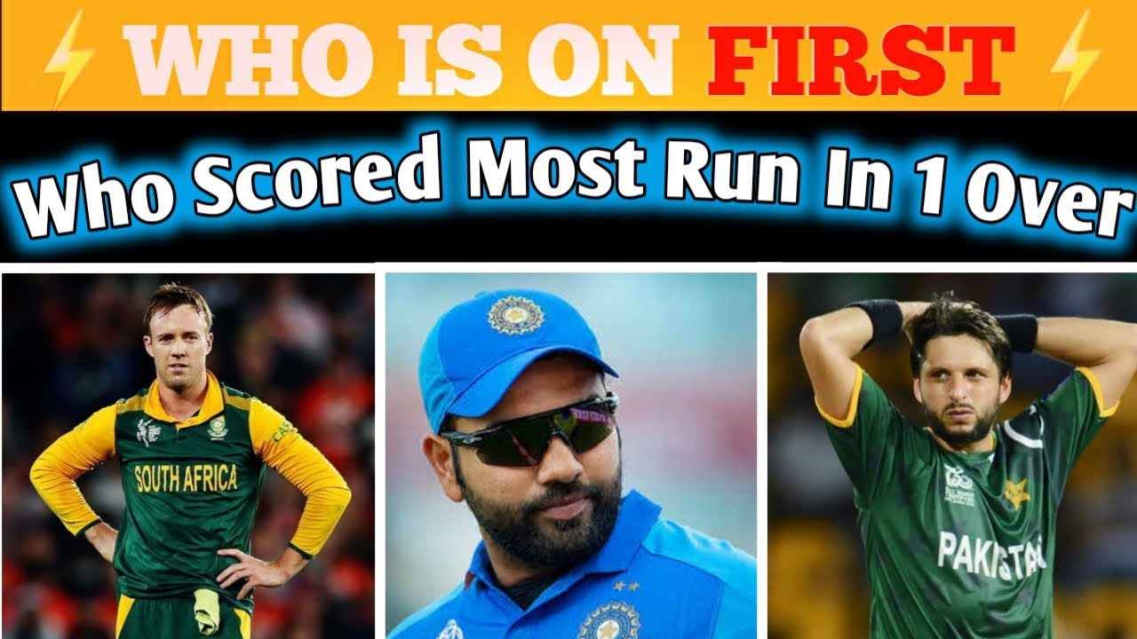 Who Scored Most Run In 1 Over @shahidafridi @Gibbs @abdevilliers
