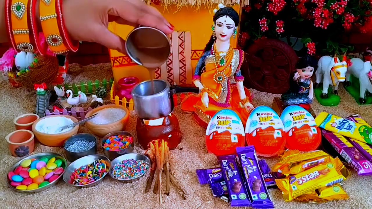 Miniature Chocolate Cake | Dairy milk Chocolate cake |All Chocolate Cake|Tiny cakes #cake|Kinder Joy