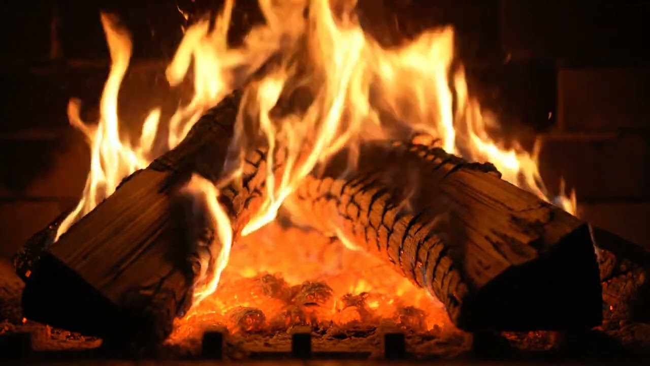 Cozy Fireplace Ambience | Crackling Fire Sounds for Sleep, Relaxation & Study (No Talking)