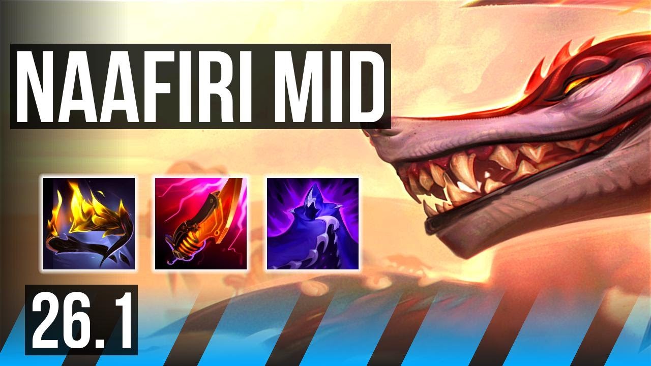 NAAFIRI vs YASUO (MID) | 49K damage | EUW Master | 26.1