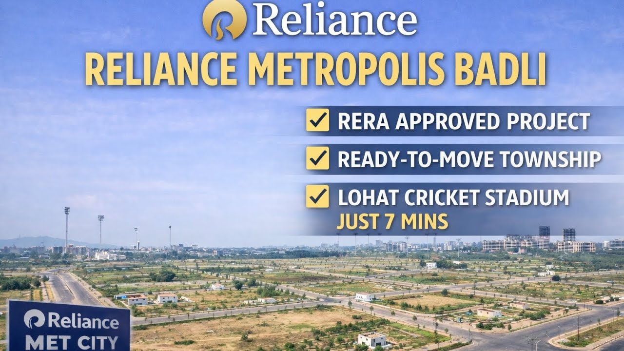 Reliance Metropolis Badli | Met City Badli Haryana | best investment opportunity in badli 