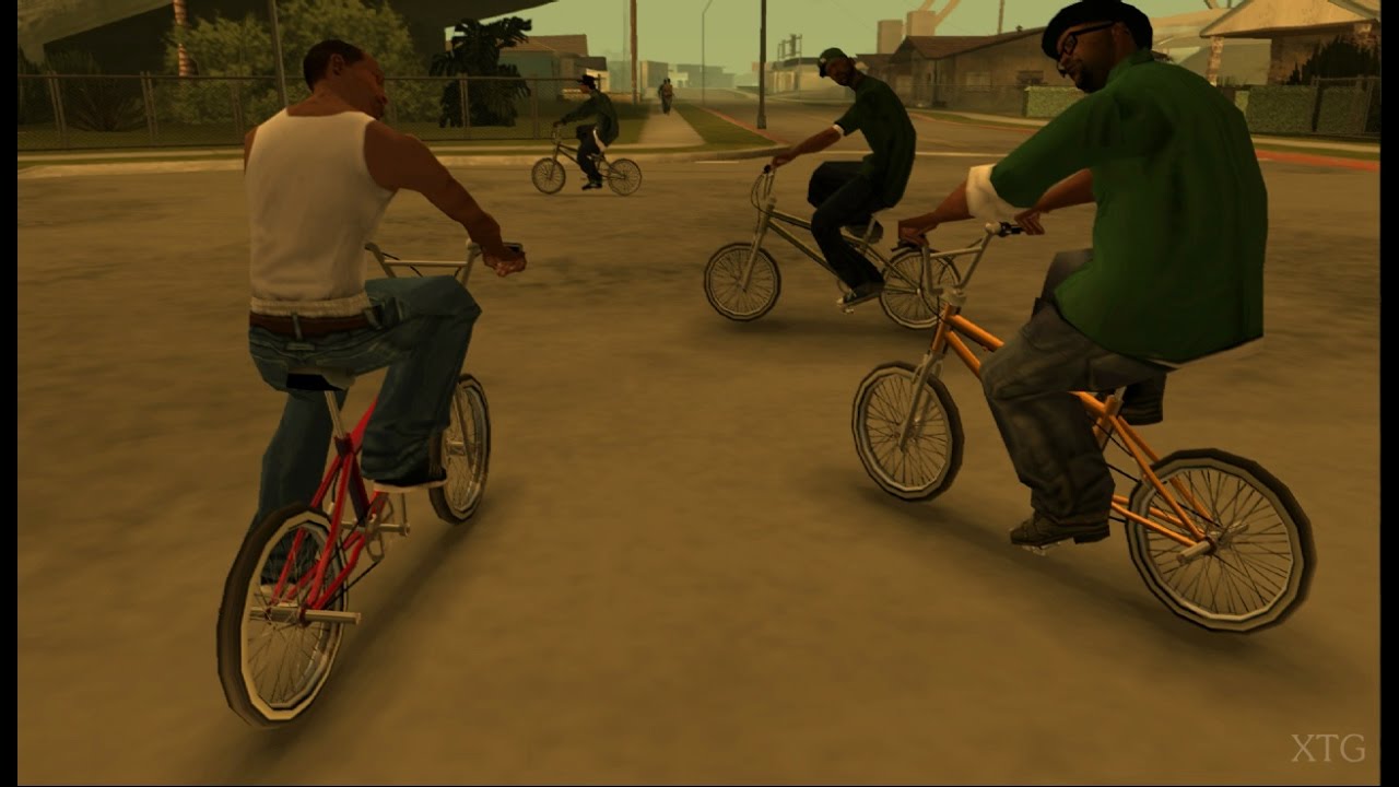 Grand Theft Auto: San Andreas Геймплей PS2 HD (PCSX2)
