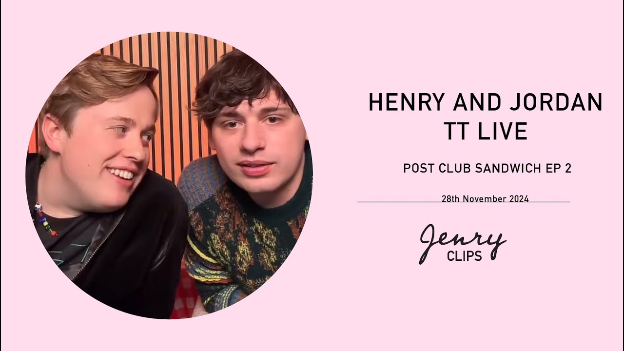 Jordan and Henry’s Club Sandwich TT Live | 28/11/24