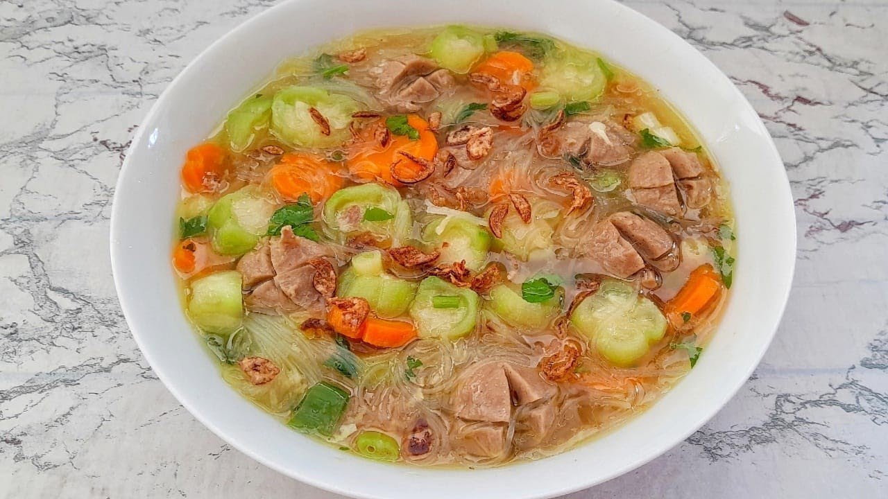 RESEP SUP OYONG SOUN BAKSO|| ENAK DAN SEGAR