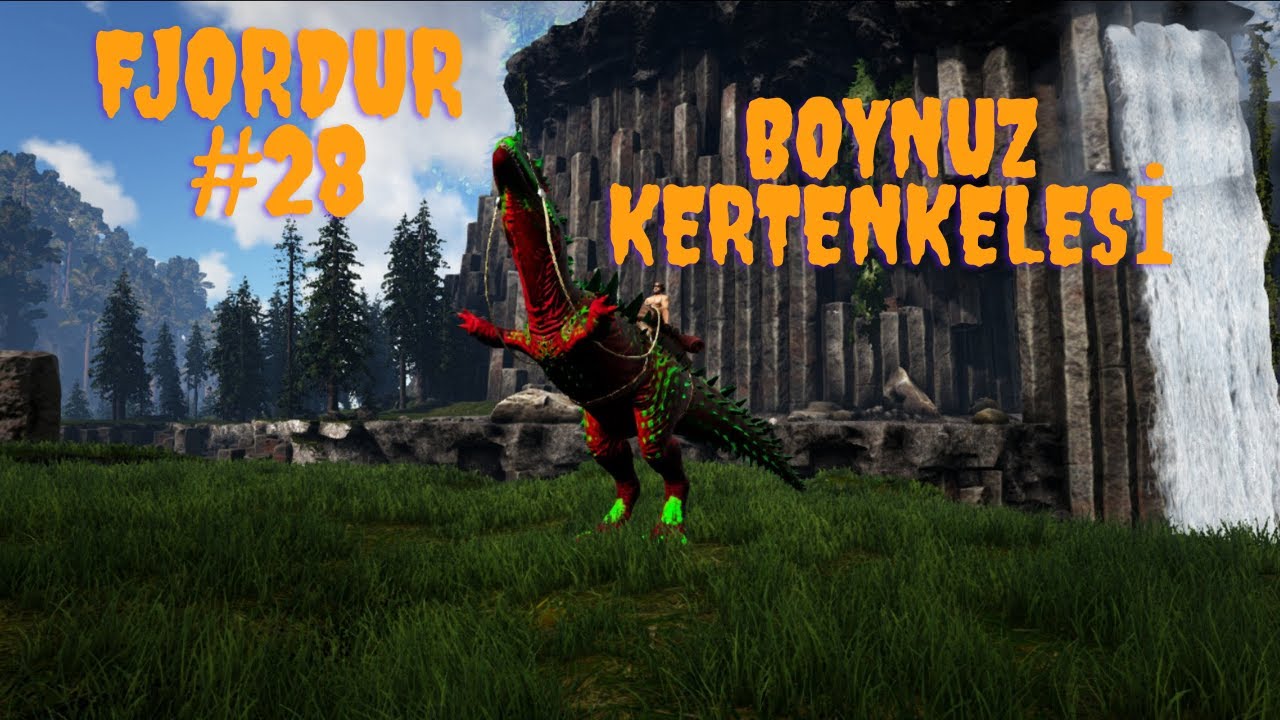 Boynuzlu Kertenkele! | Ceratosaurus Evcilleştirme!! | ARK Survival Evolved Fjordur (MODSUZ) I S1B28