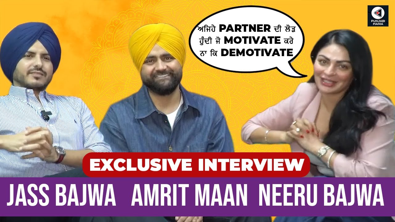 Exclusive Interview Neeru Bajwa, Amrit Maan, Jass Bajwa | Shukrana | Punjabi Mania
