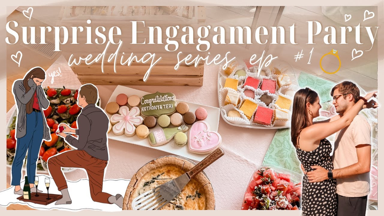 My Friends Threw Us A SURPRISE Engagement Party on Toronto's Lakeshore - OUR WEDDING SERIES EP. 1 💍