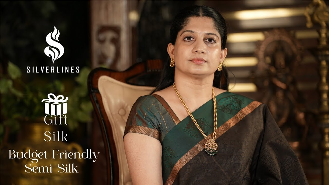 Semi Silk Sarees | Gifting | Budget Friendly |  JUL27 | WA:86808 97817