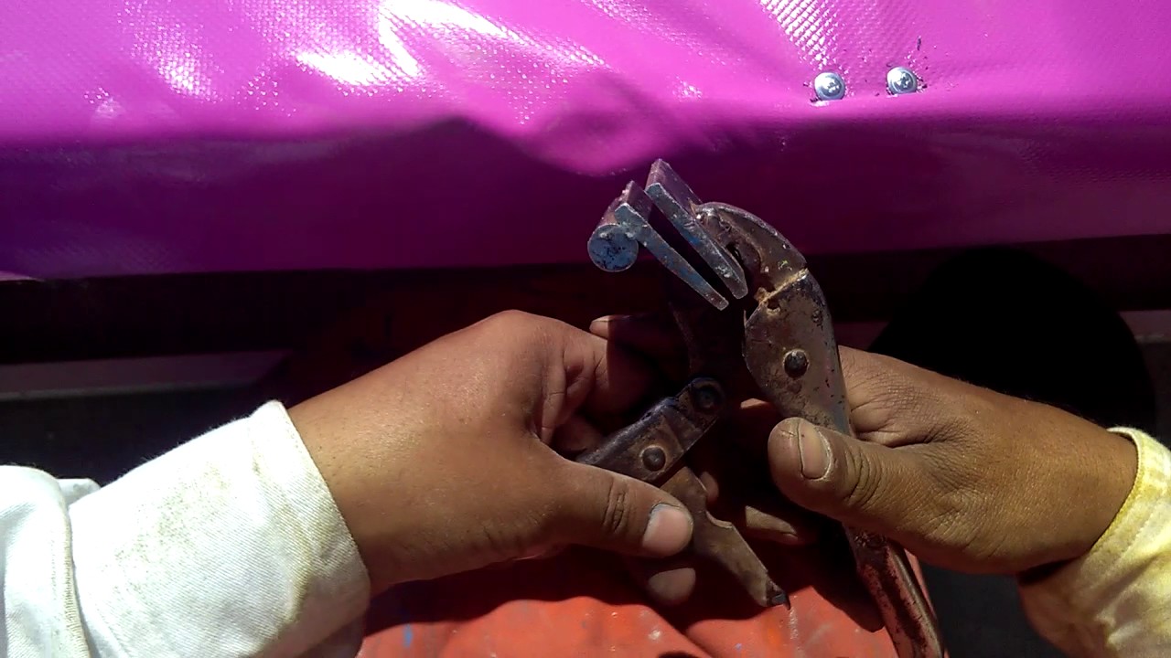 Como instalar lona en toldo