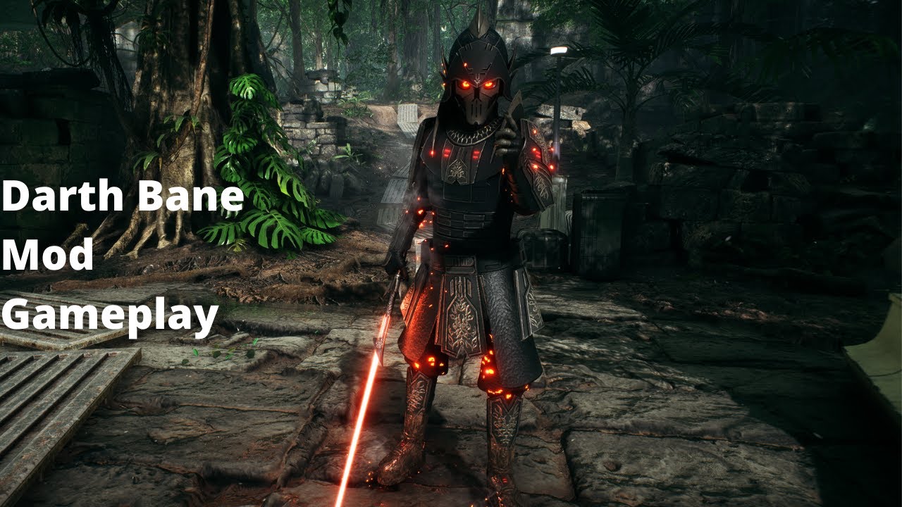 Star Wars Battlefront II - Darth Bane Mod Gameplay