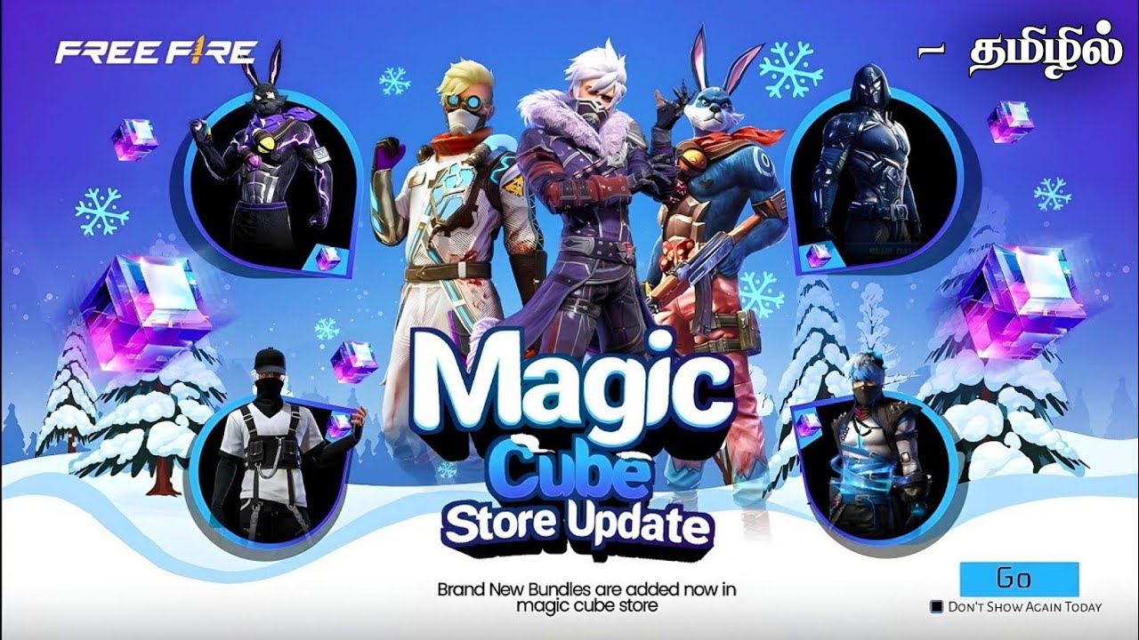 🔥 MAGIC CUBE STORE UPDATE 😍 OB52 MAGIC CUBE BUNDLES FREE FIRE IN TAMIL | FREE FIRE NEW EVENT | HTG