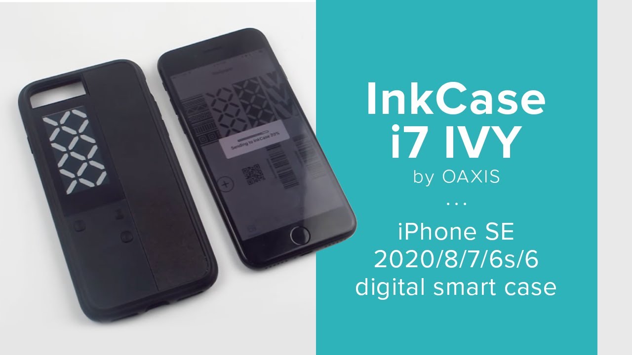 InkCase i7 IVY - iPhone SE 2020/8/7/6s/6  digital smart case