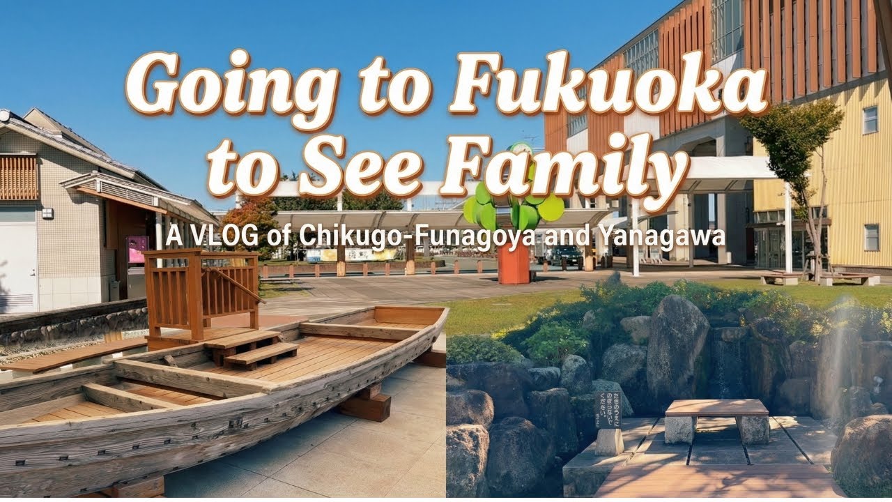 Trip to Fukuoka to see my family | Shinkansen Tsubame & Yanagawa
