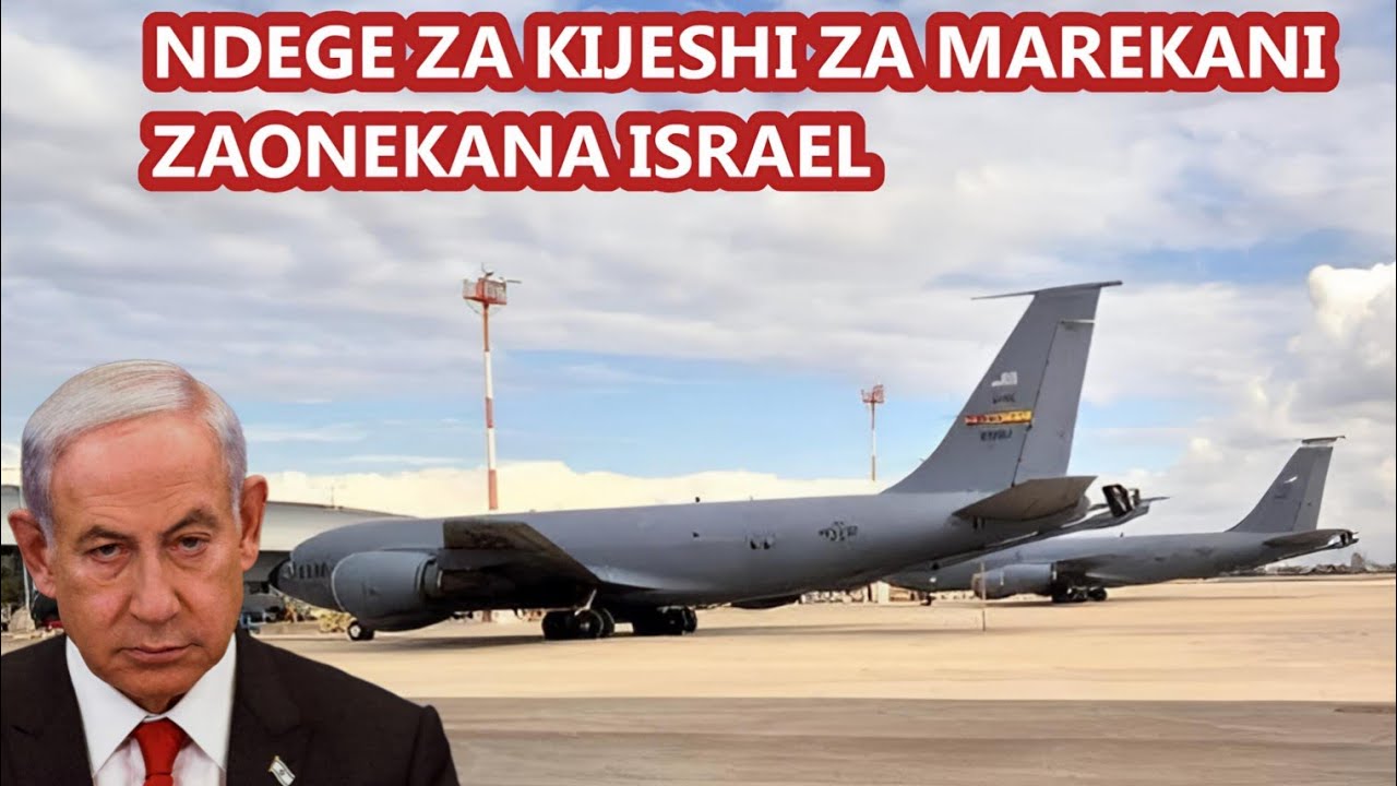 NDEGE ZA KIJESHI ZA MAREKANI ZAONEKANA AIRPORT YA ISRAEL YA BEN GURION 