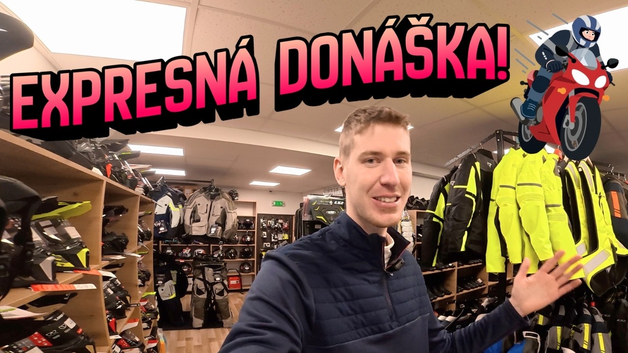 Doobeda objednáš, poobede doma máš! Morka Moto Kurier 🏍️ 🕓