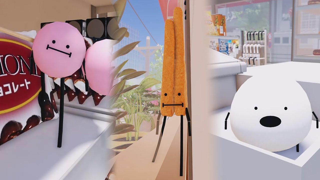 Hide and seek with Pink Kushi Dango, Empty Sandwich, Flour And Water in Secret Staycation [Roblox]