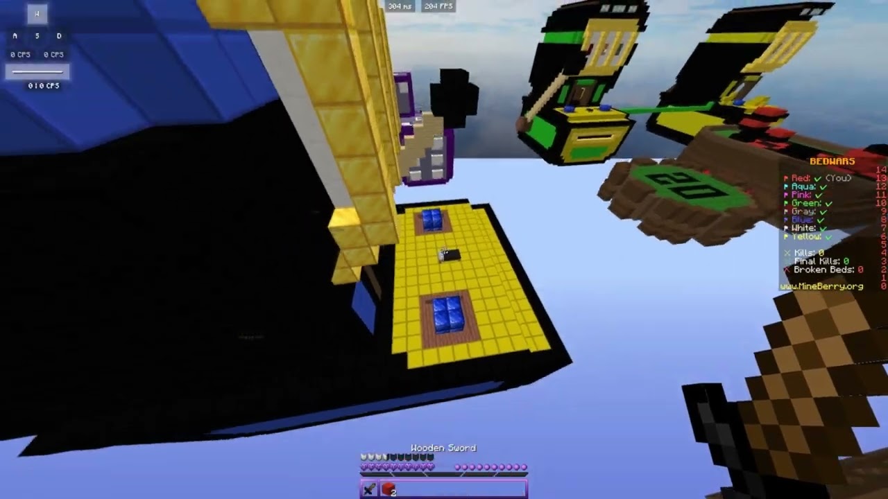 Bedwars chill gameplay with music