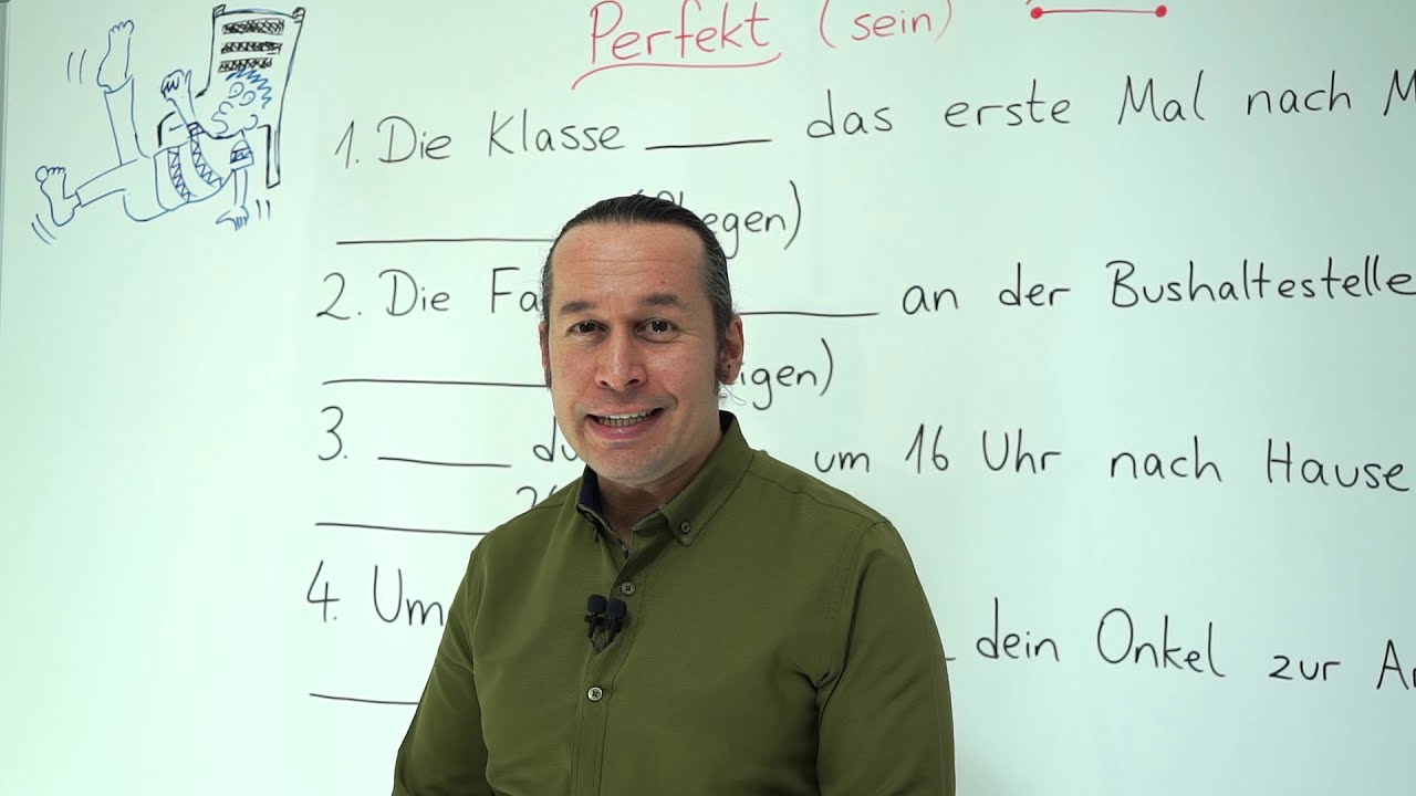 Almanca A2 INTENSIV Ders - 2 Perfekt Zaman (Sein) Almanca'da 